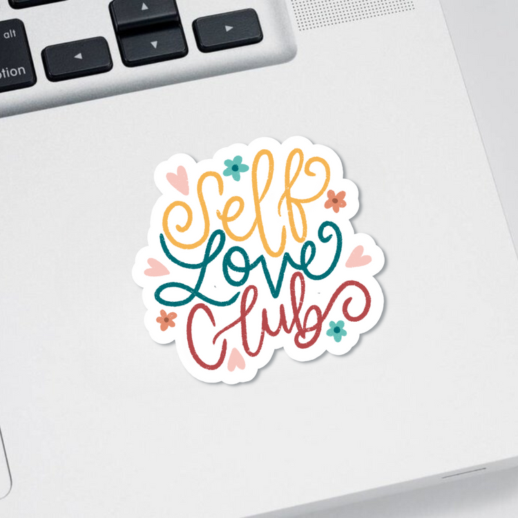 Self Love Club Glossy Vinyl Sticker