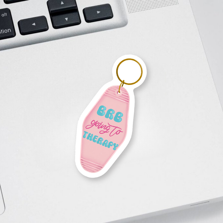 Healing Isn't Linear Band-Aid Clear Glossy Vinyl Sticker