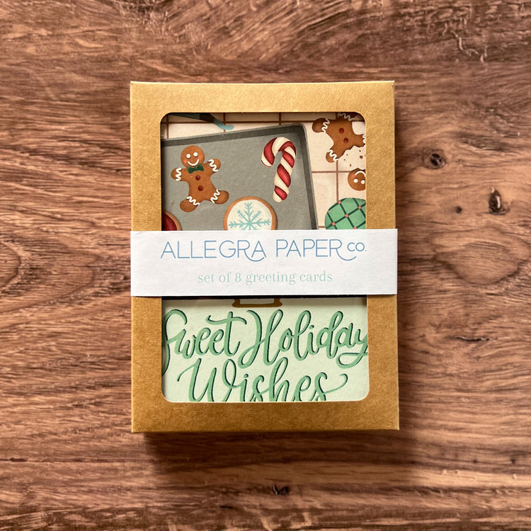 Sweet Holiday Wishes Holiday Boxed Card Set of 8