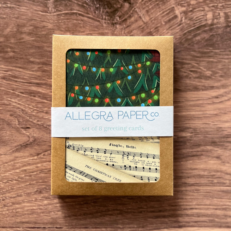Christmas Music Holiday Card Boxed Card Set