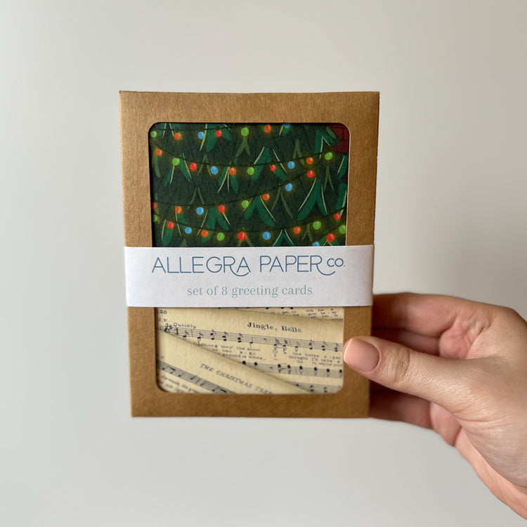 Christmas Music Holiday Card Boxed Card Set