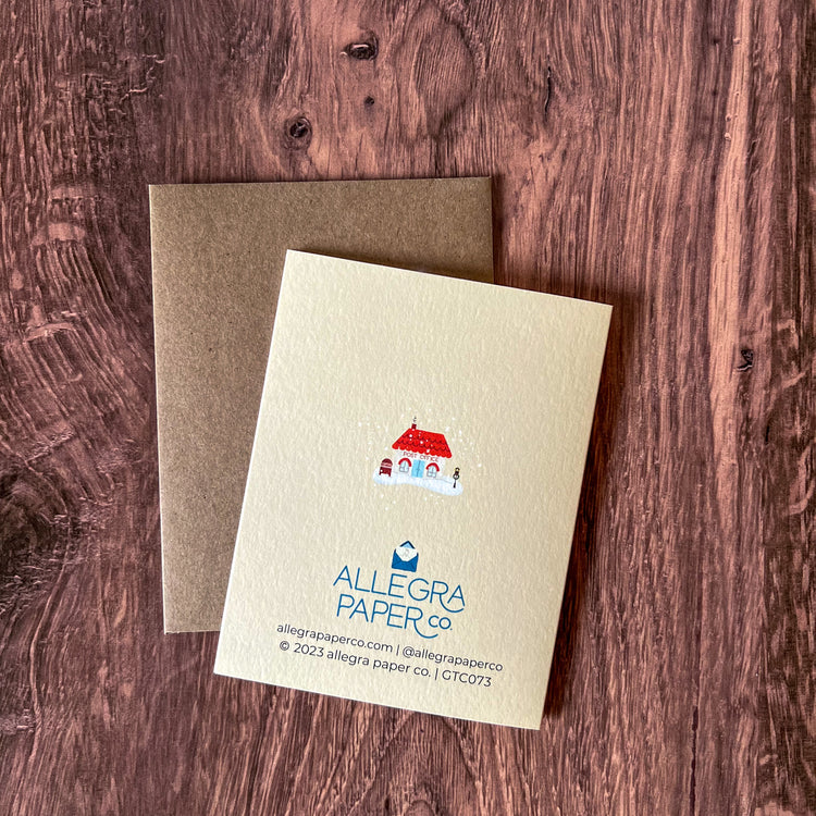 Season's Greetings Holiday Greeting Card