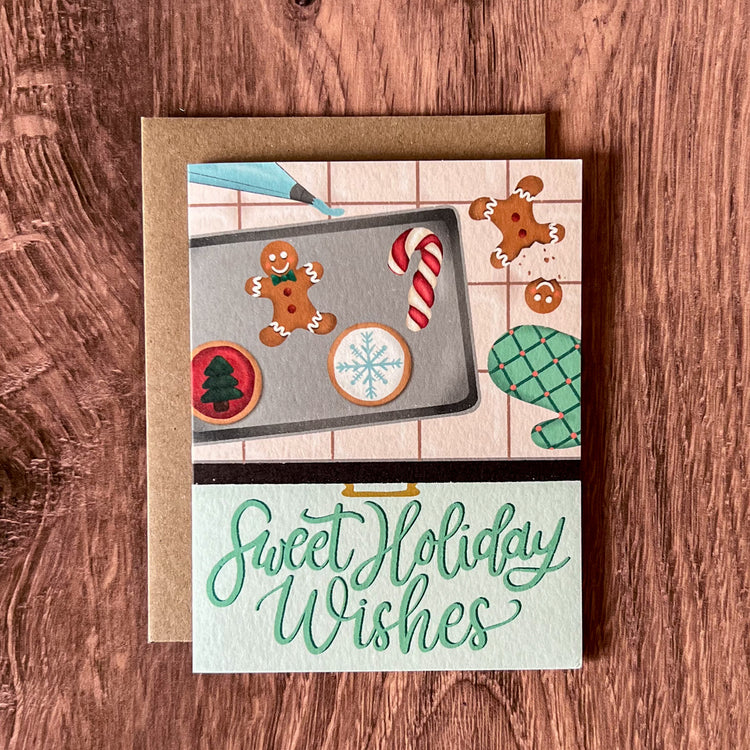 Sweet Holiday Wishes Holiday Card