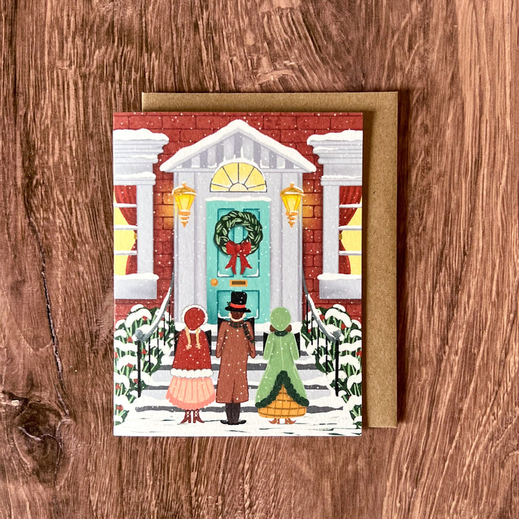 Here We Come a Caroling Holiday Boxed Card Set of 8