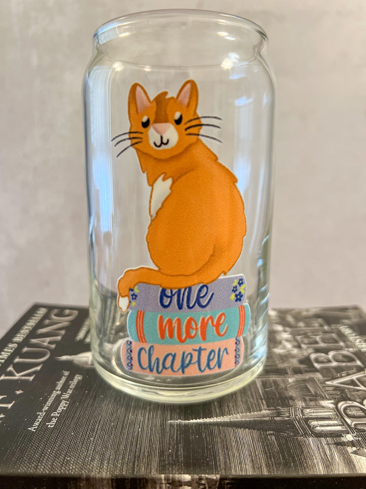 One More Chapter Cat Can Glass