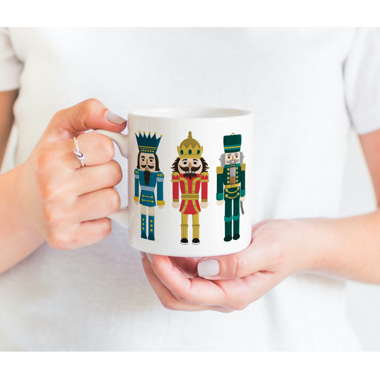 Nutcrackers Holiday Ceramic Mug