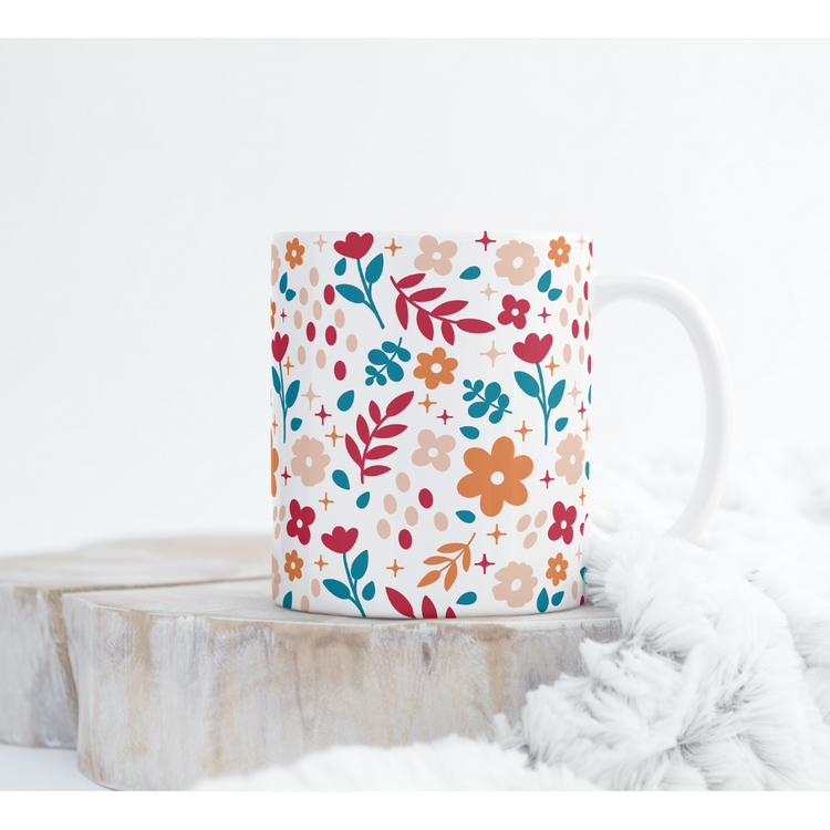 Spring Florals Ceramic Mug