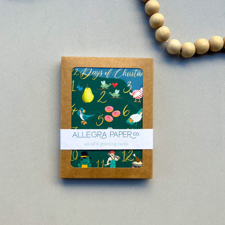 12 Days of Christmas Boxed Card Set