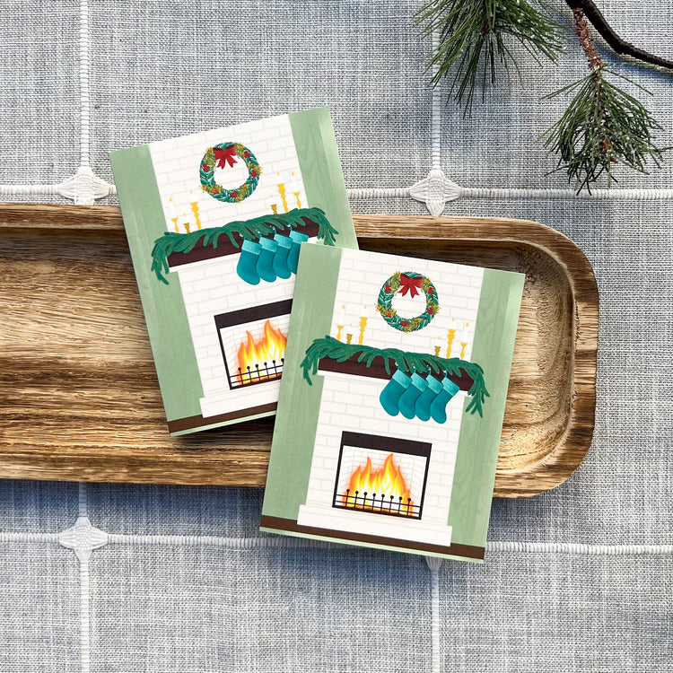 Copy of Cozy Christmas Fireplace Boxed Card Set