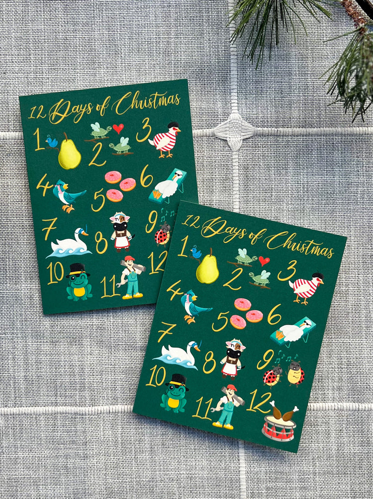 12 Days of Christmas Boxed Card Set