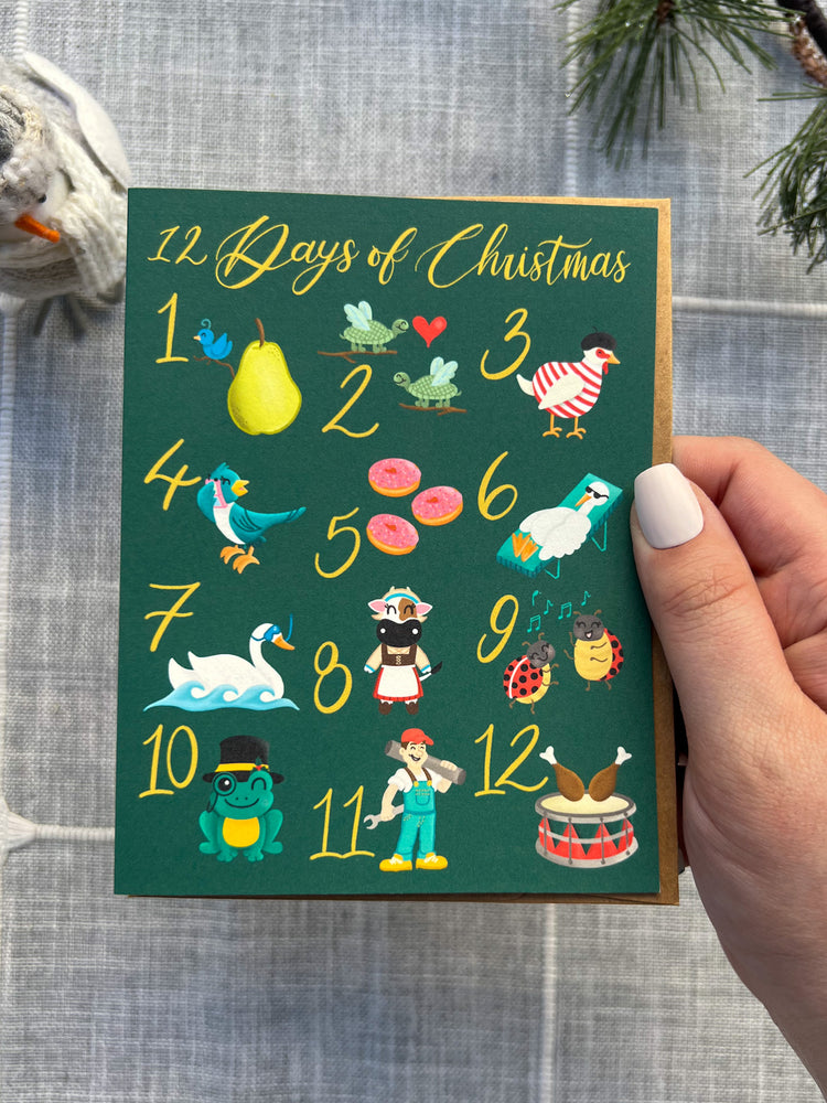 12 Days of Christmas Card