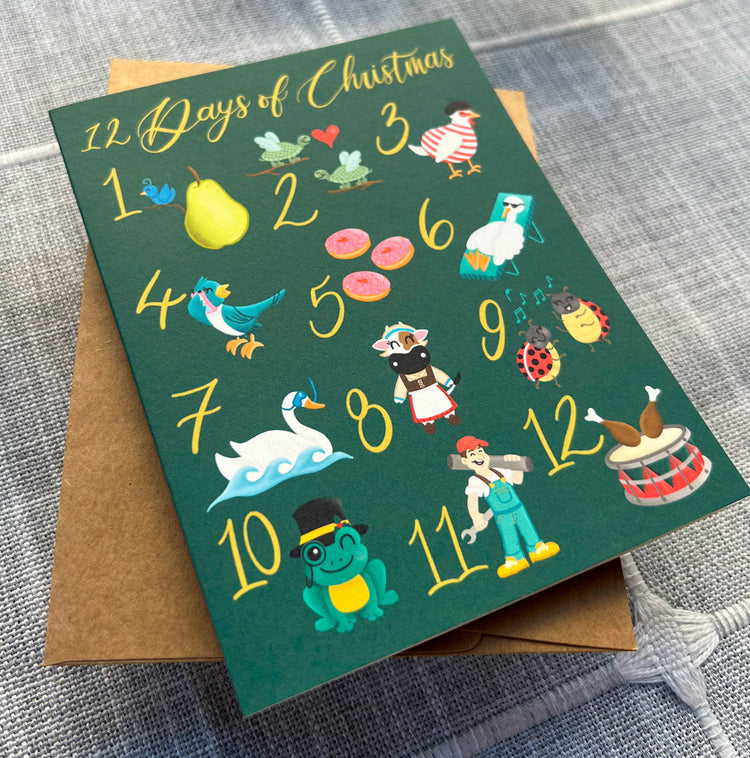 12 Days of Christmas Card