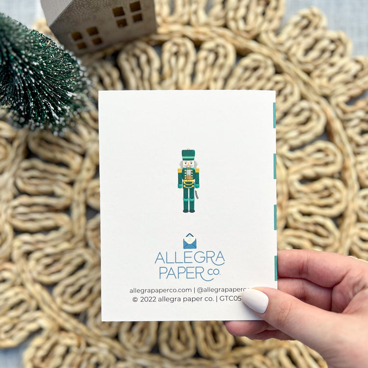 Happy Holidays Nutcracker Card