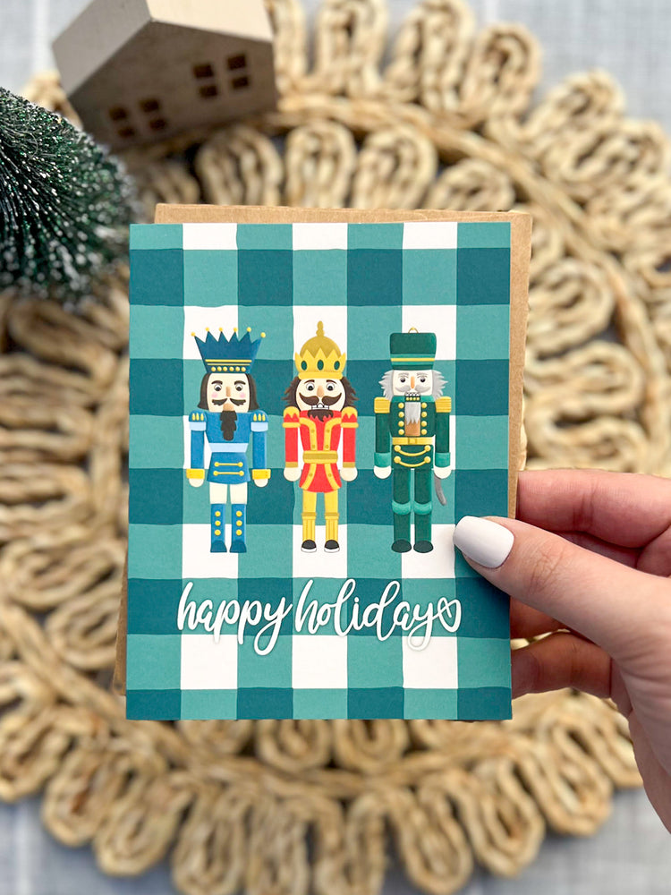 Happy Holidays Nutcracker Card