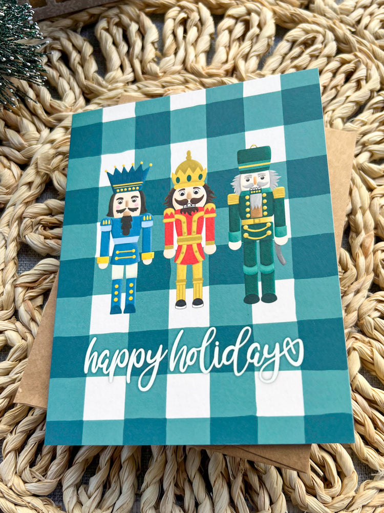 Happy Holidays Nutcracker Card