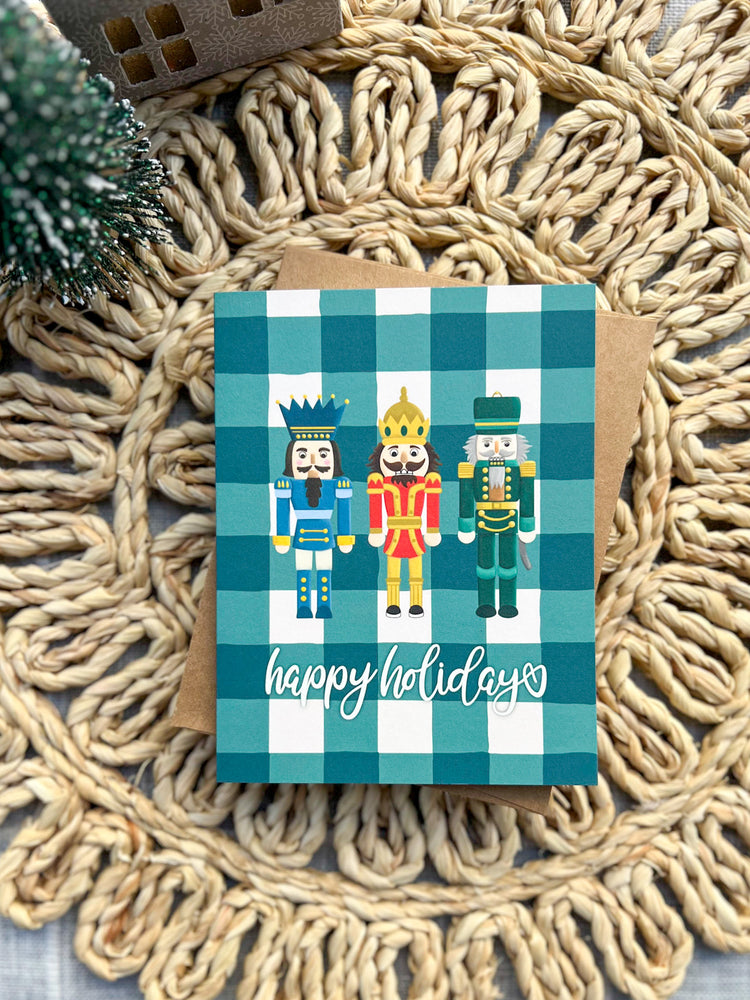 Happy Holidays Nutcracker Card