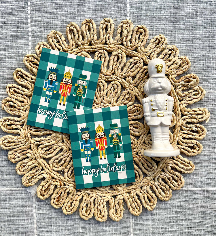 Happy Holidays Nutcracker Card
