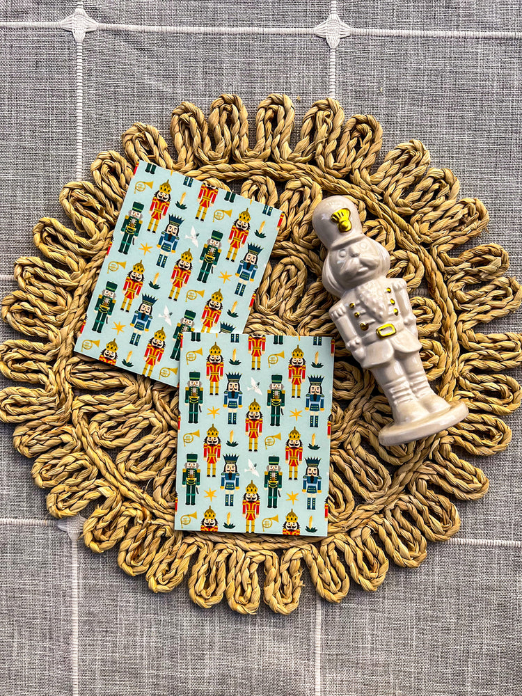 Nutcracker Christmas Pattern Card