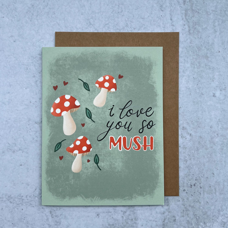 I Love You So Mush Valentine's Day Love Card