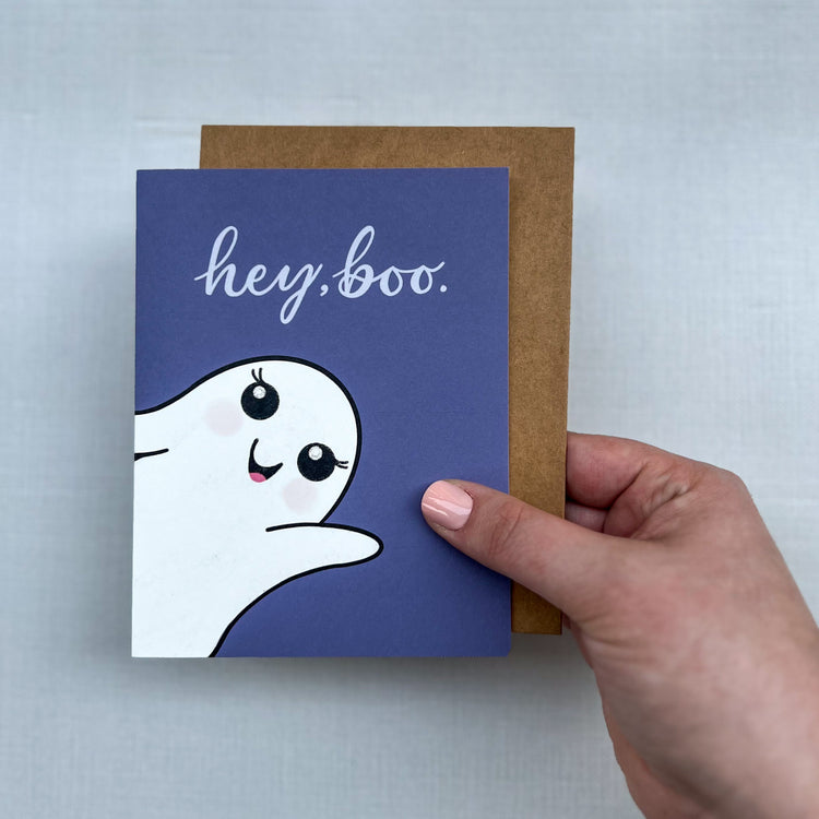 Hey, Boo Halloween Card
