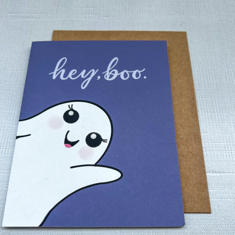 Hey, Boo Halloween Card