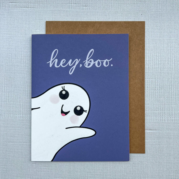 Hey, Boo Halloween Card