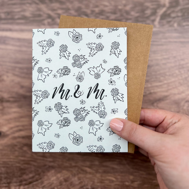 Mr. & Mr. Wedding Card