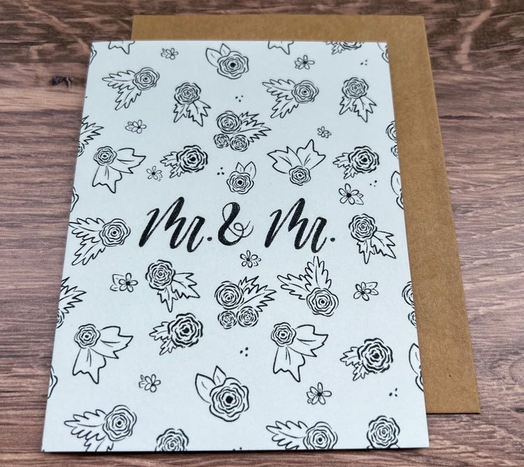 Mr. & Mr. Wedding Card