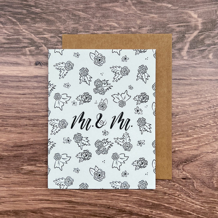 Mr. & Mr. Wedding Card