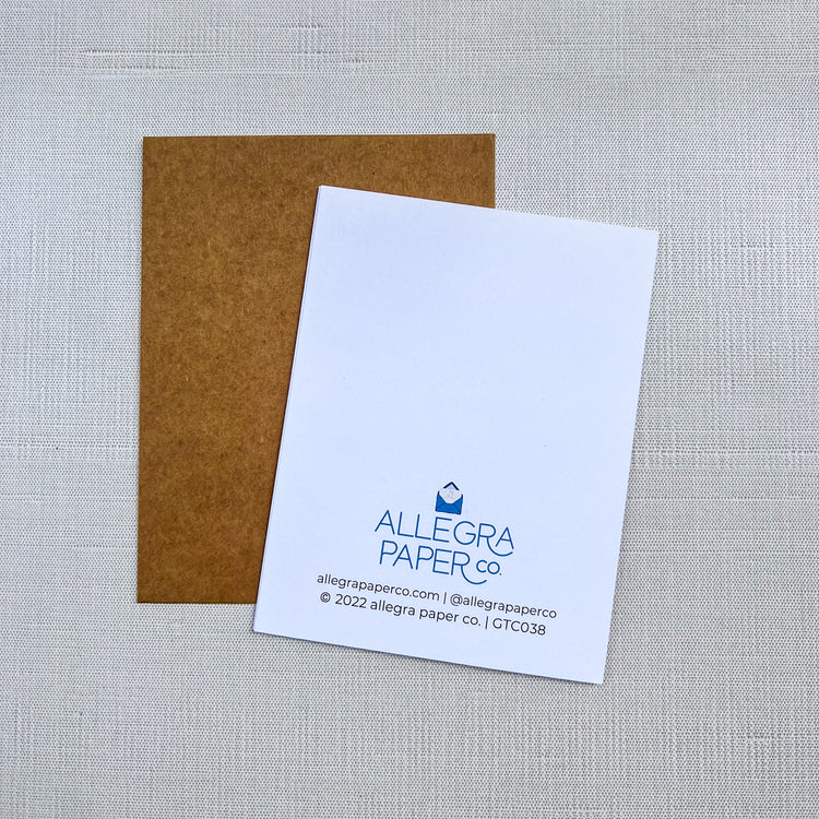 Congratulations Cap + Gown Grad Card