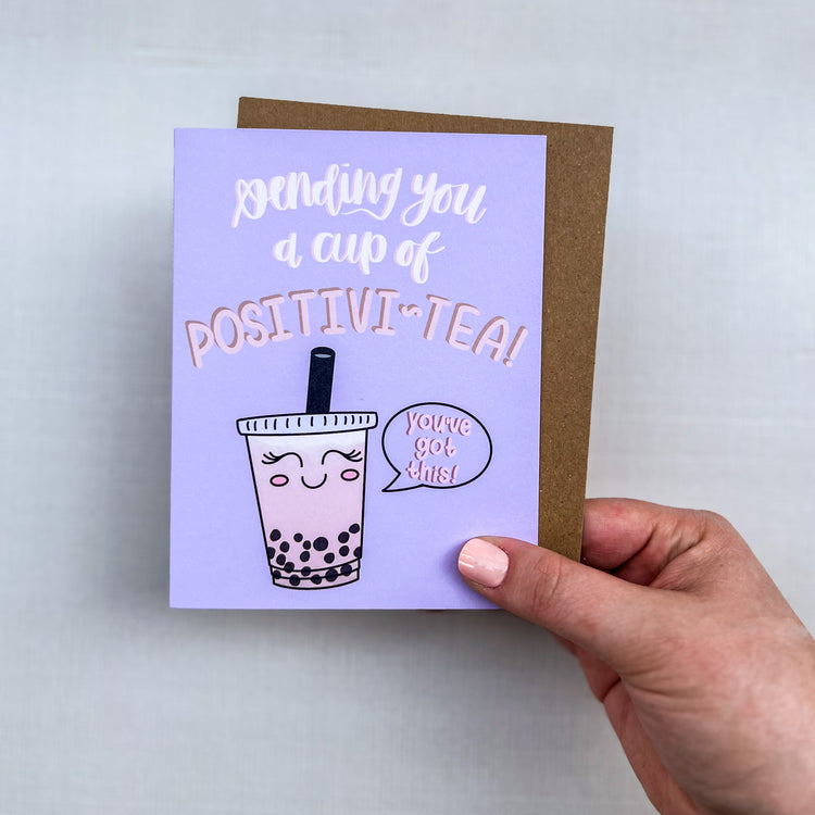 Sending You a Cup of Positivity Card