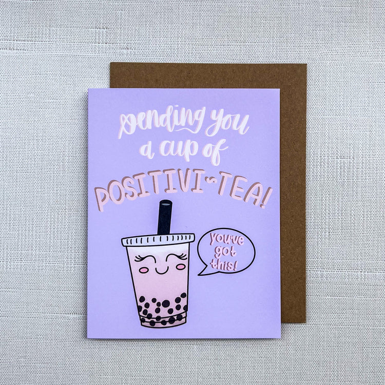 Sending You a Cup of Positivity Card
