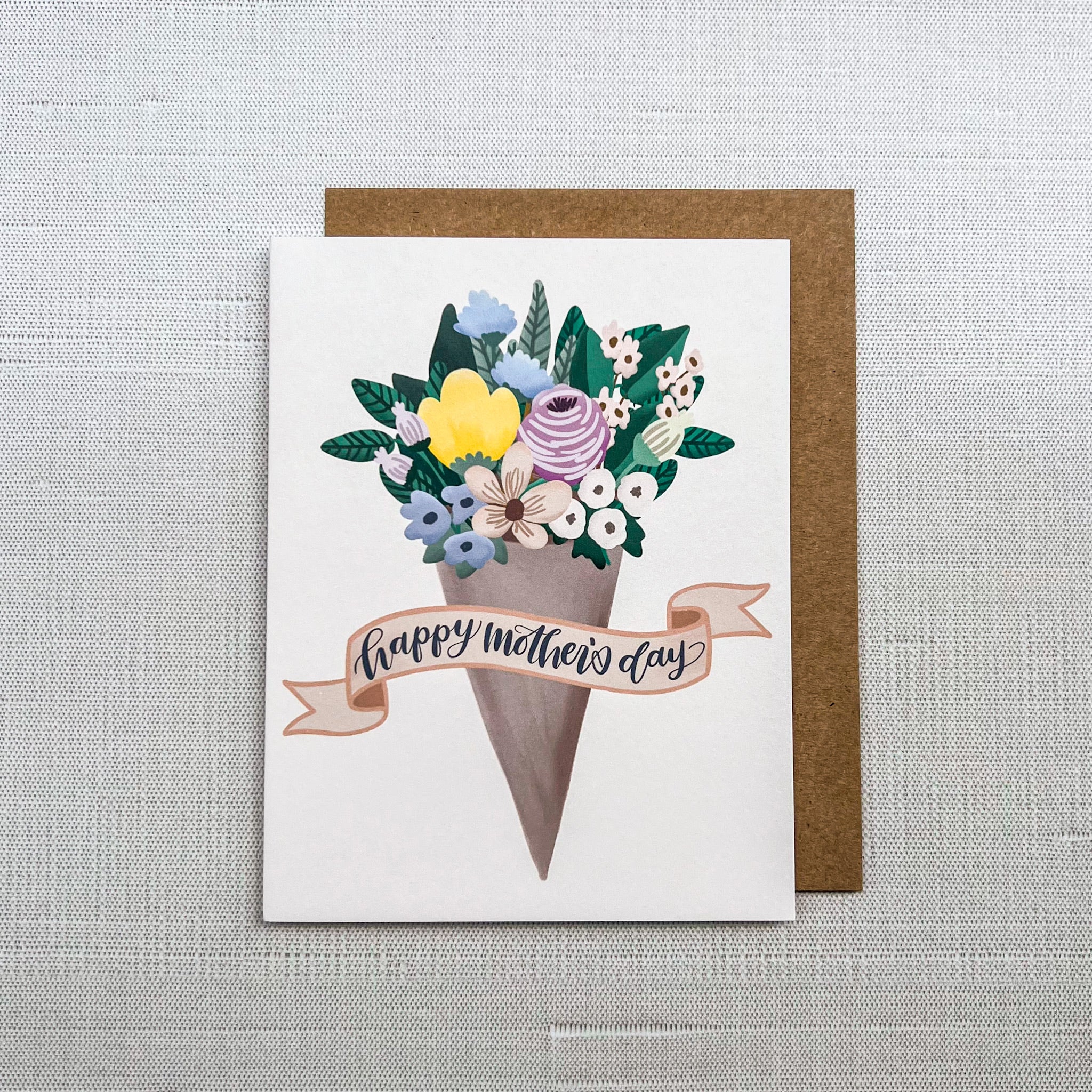 Happy Mothers Day Bouquet Card Allegrapaperco