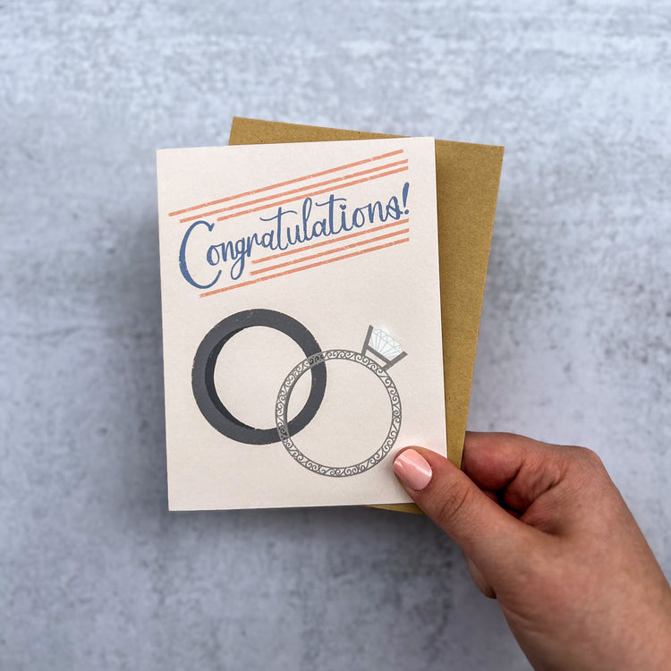 Congratulations Wedding + Engagement Card