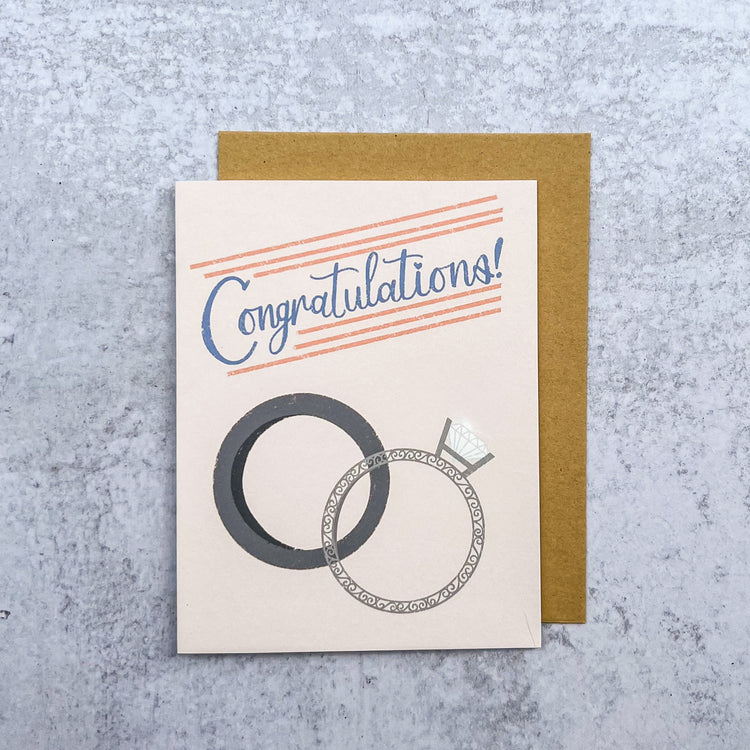 Congratulations Wedding + Engagement Card