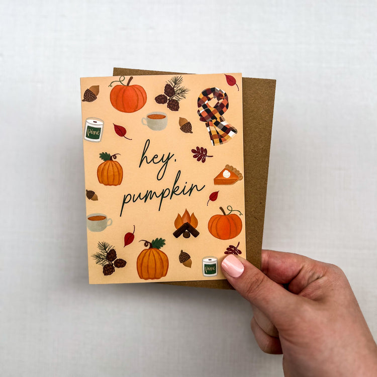 Hey, Pumpkin Greeting Card