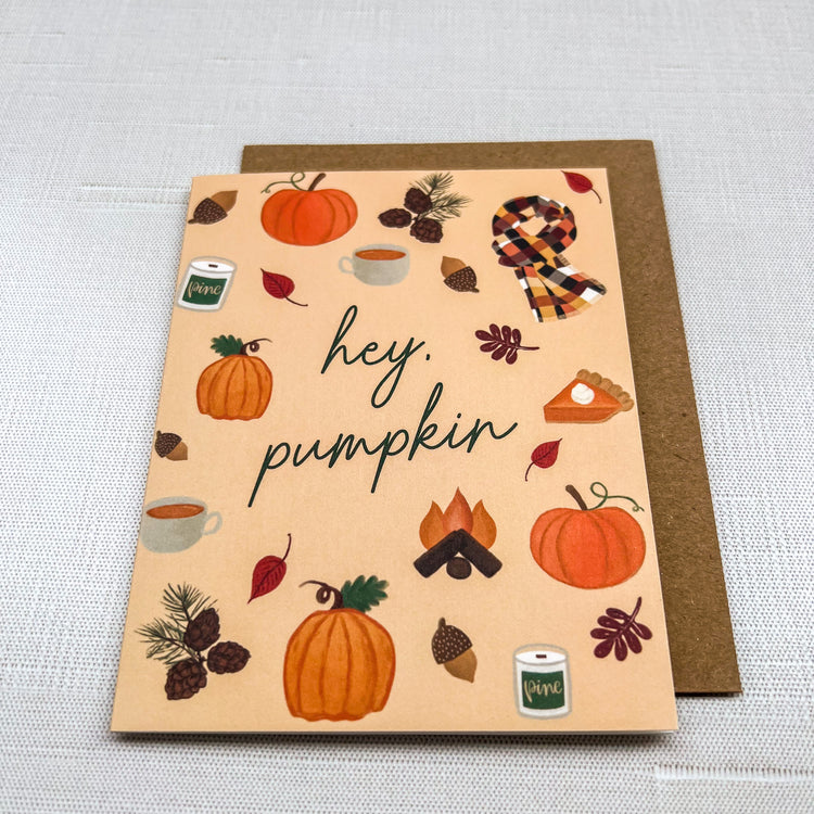 Hey, Pumpkin Greeting Card