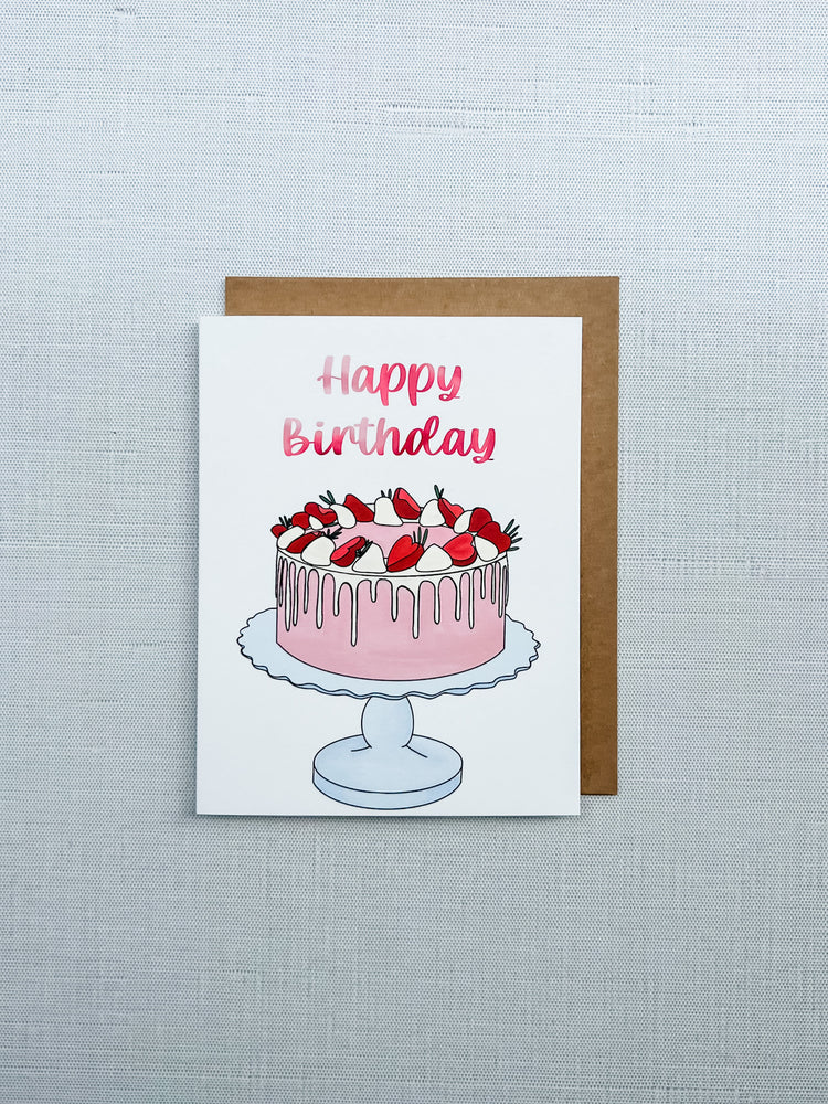 Happy Birthday Cake Card