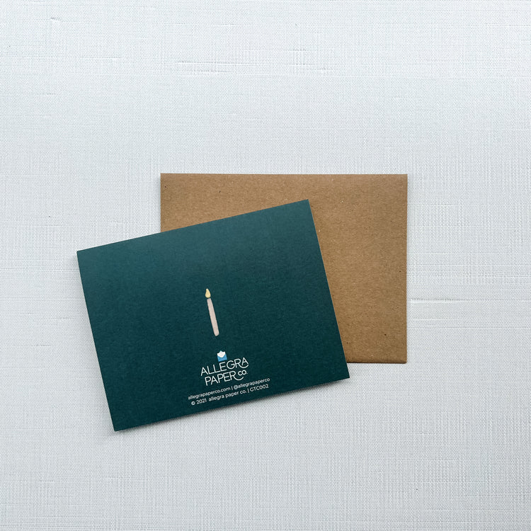 Happy Birthday Candles Card