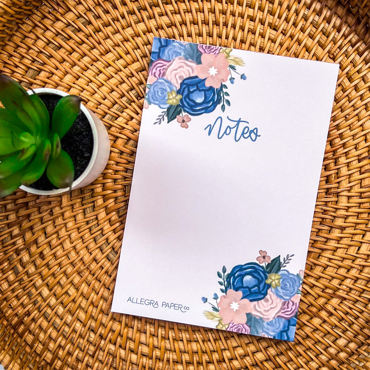 Floral Notepad