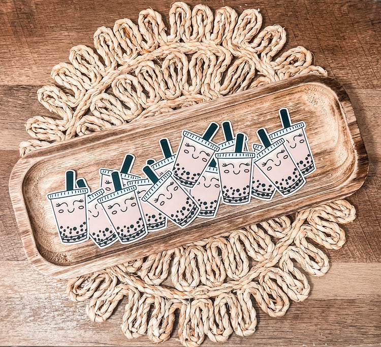 Bubble Tea Matte Sticker