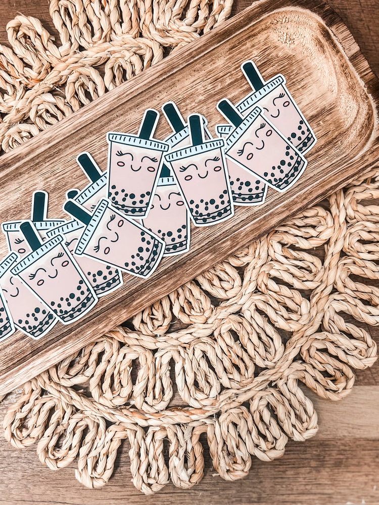 Bubble Tea Matte Sticker