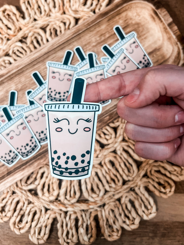 Bubble Tea Matte Sticker