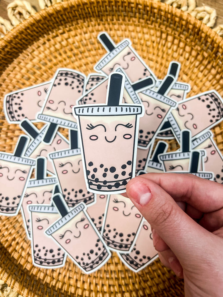 Bubble Tea Matte Sticker
