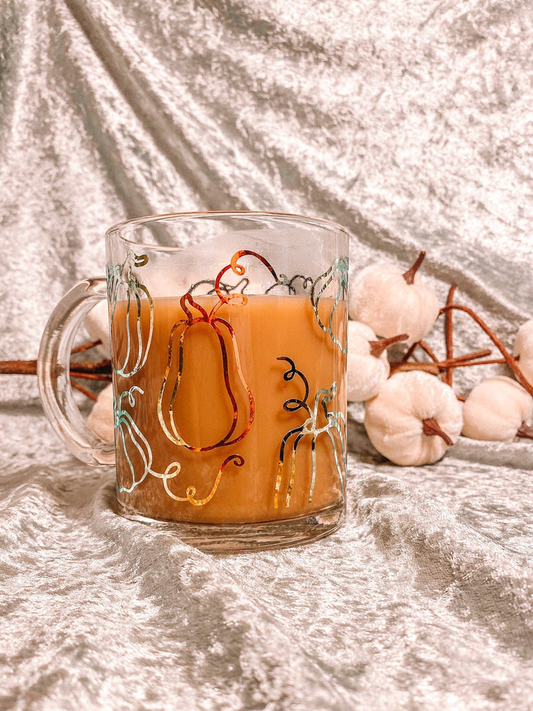 Pumpkin Glass Coffee Mug