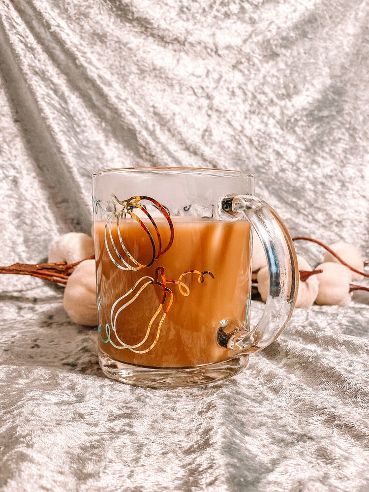 Pumpkin Glass Coffee Mug