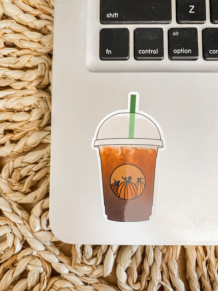 Pumpkin Spice Latte Vinyl Sticker