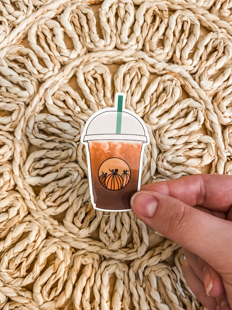 Pumpkin Spice Latte Vinyl Sticker