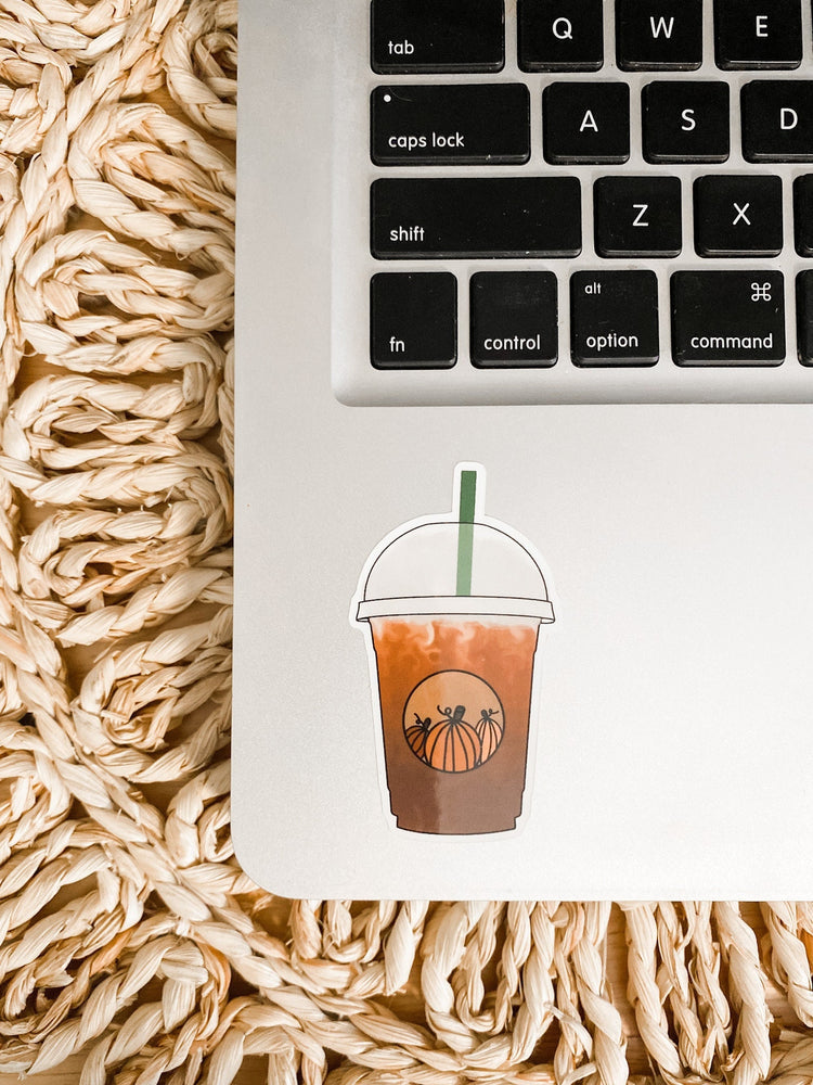 Pumpkin Spice Latte Vinyl Sticker