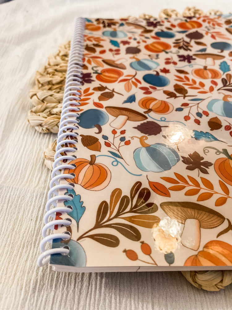 Fall Spiral Notebook